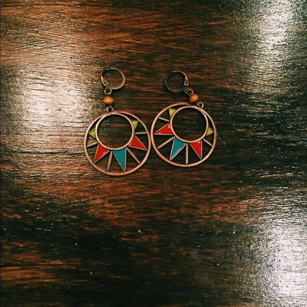 Vintage Boho Ethnic Earrings